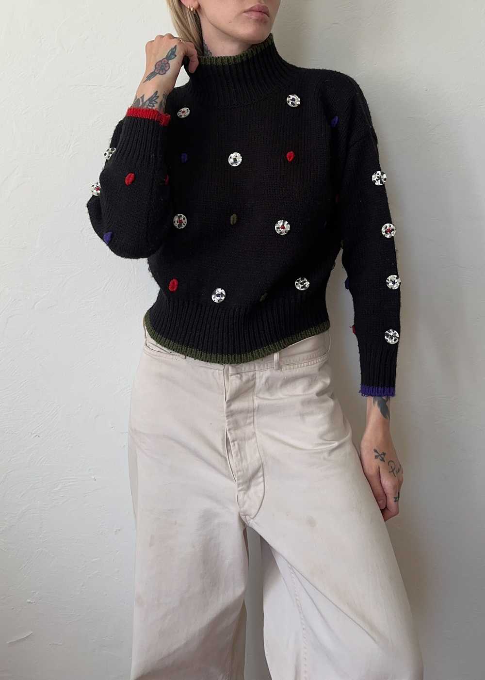 1980s Button Sweater - image 2