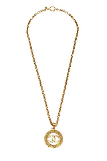 Gold 'CC' Paris Necklace Large