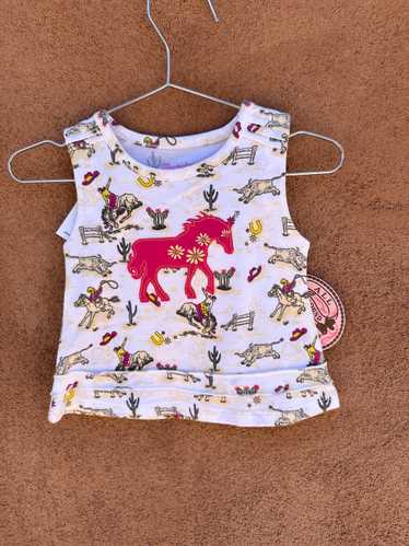 Pink Pony Baby Cowgirl Tank Top