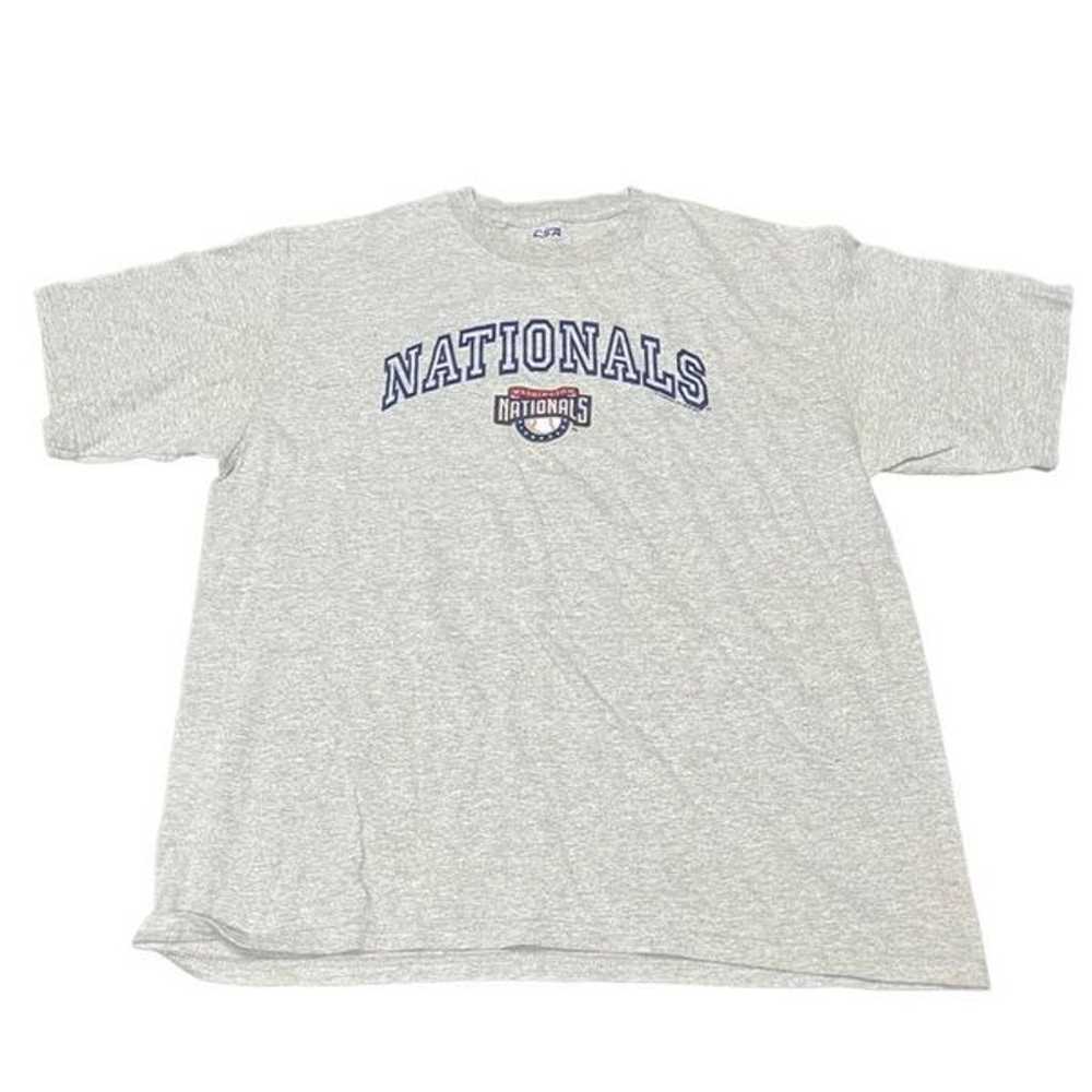 Washington Nationals gray minimalist CSA shirt T-… - image 1