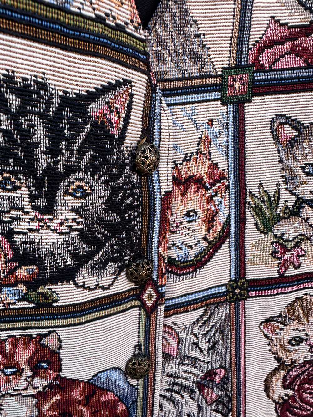 Jacquard Kitty Vest - image 4