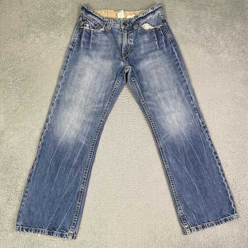 Vintage y2k embroidered jeans - image 2