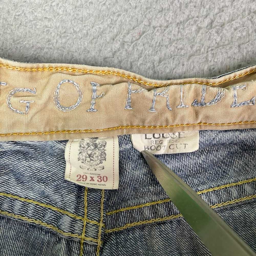 Vintage y2k embroidered jeans - image 3