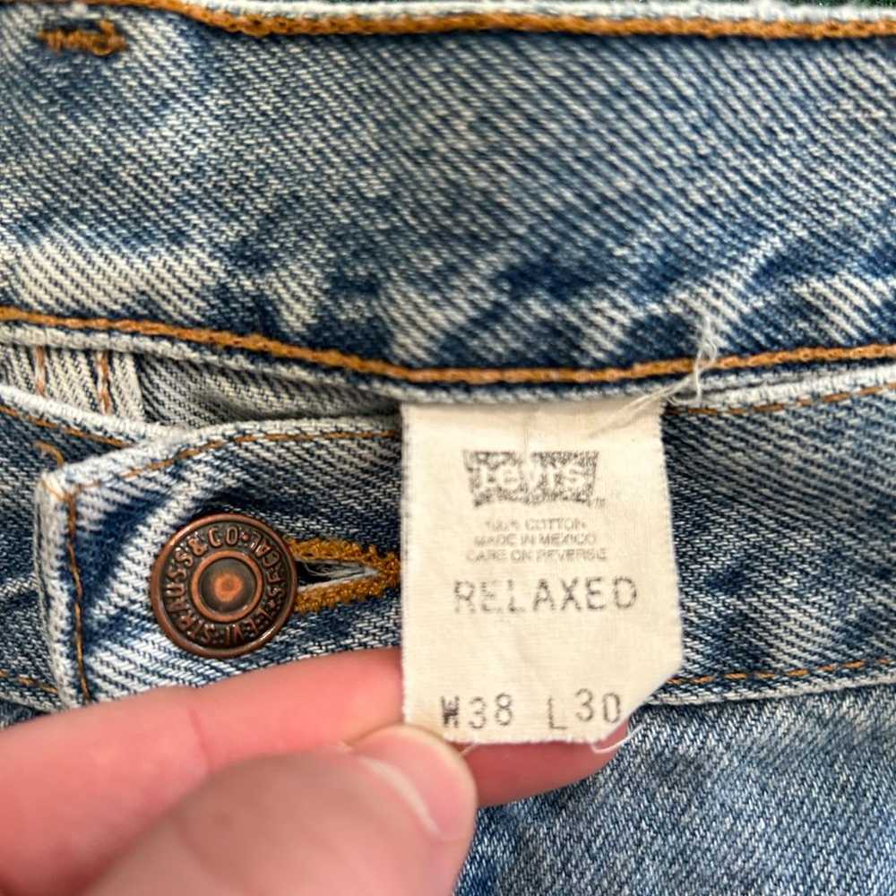 Vintage Levi’s brown tab jeans - image 4