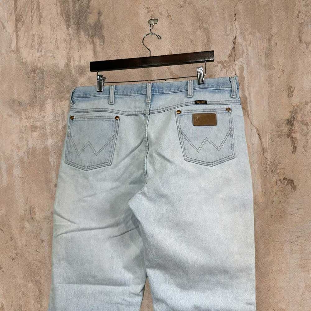 Vintage Wrangler Jeans Light Wash Straight Fit Wo… - image 1