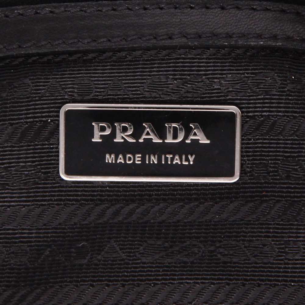 Prada handbag in black embossed leather Collector… - image 3