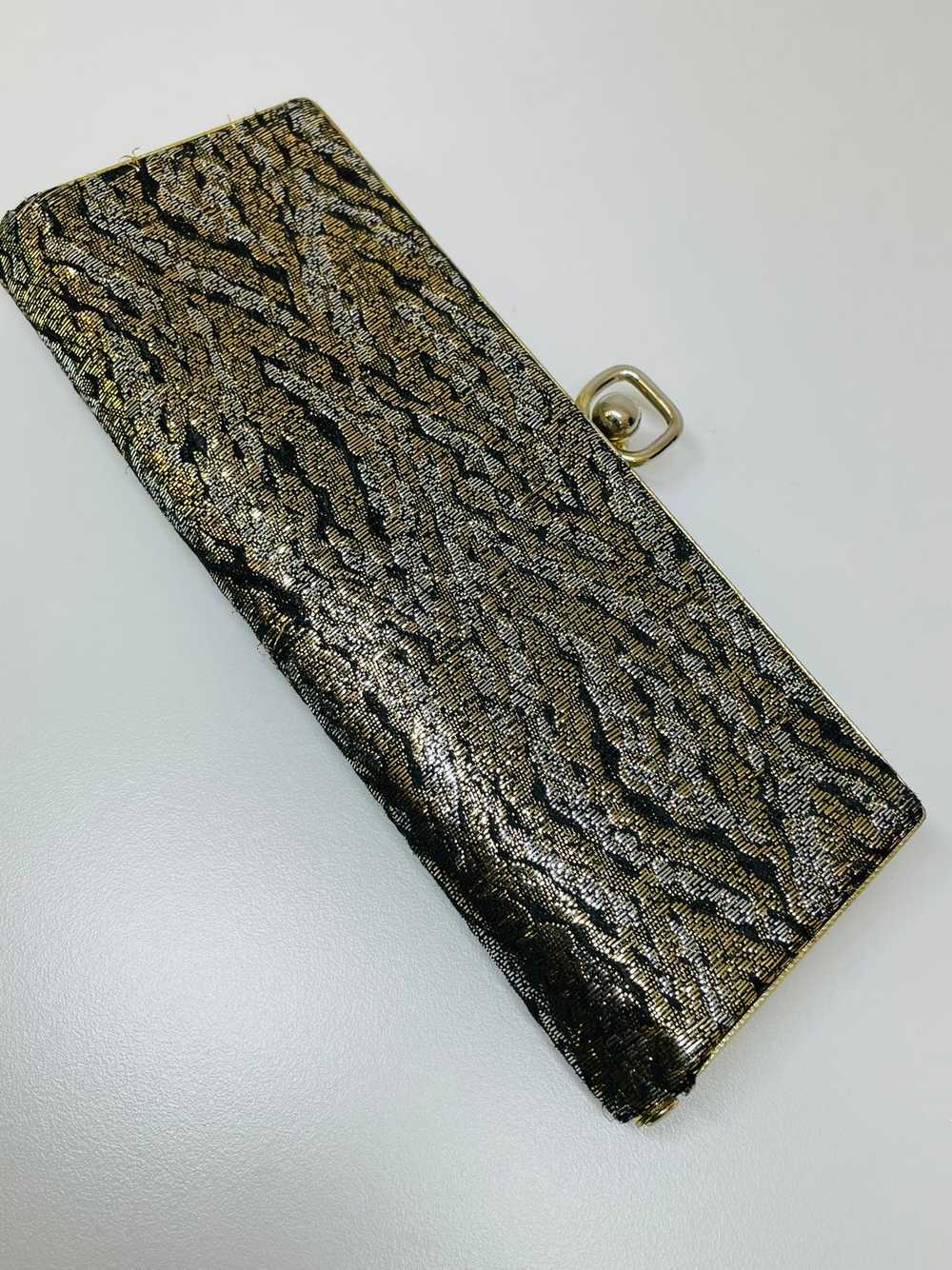 Black, Gold, and Silver Fabric Case - image 3