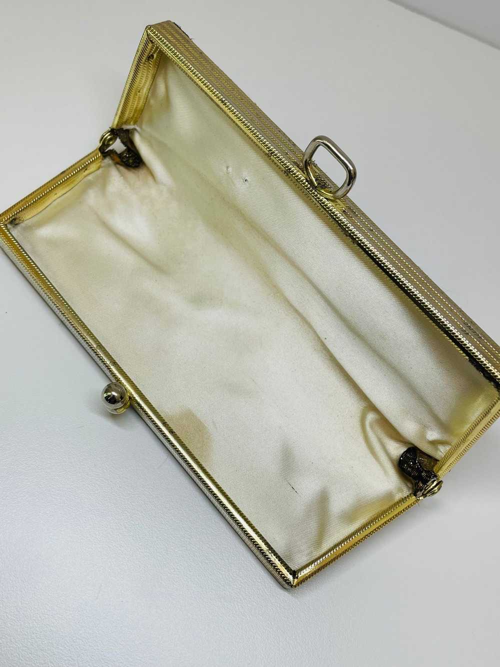 Black, Gold, and Silver Fabric Case - image 5