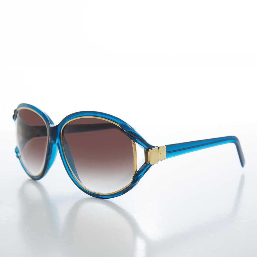 Round 80s Vintage Sunglasses - Susie - image 1