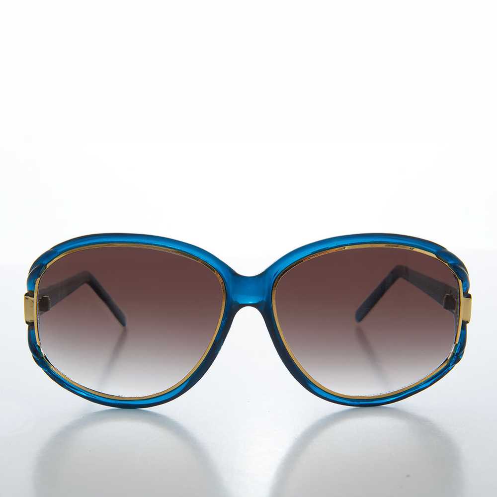 Round 80s Vintage Sunglasses - Susie - image 2