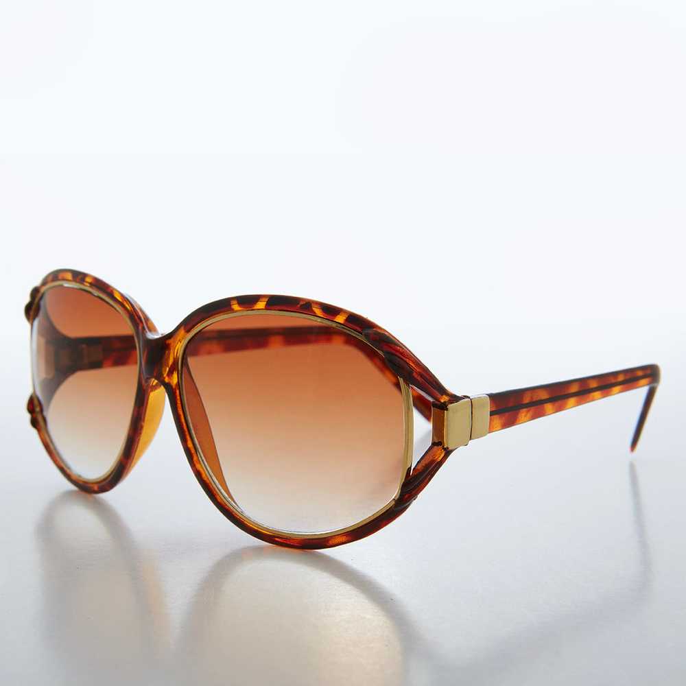 Round 80s Vintage Sunglasses - Susie - image 3