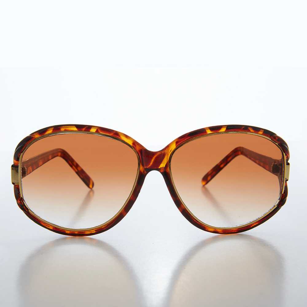 Round 80s Vintage Sunglasses - Susie - image 4