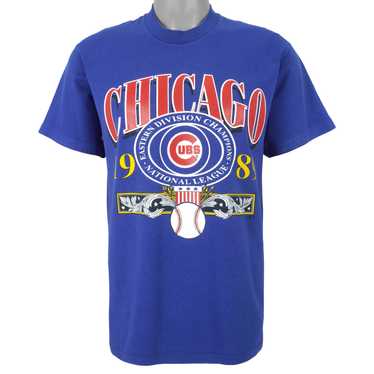 MLB (Logo 7) - Chicago Cubs Spell-Out T-Shirt 199… - image 1