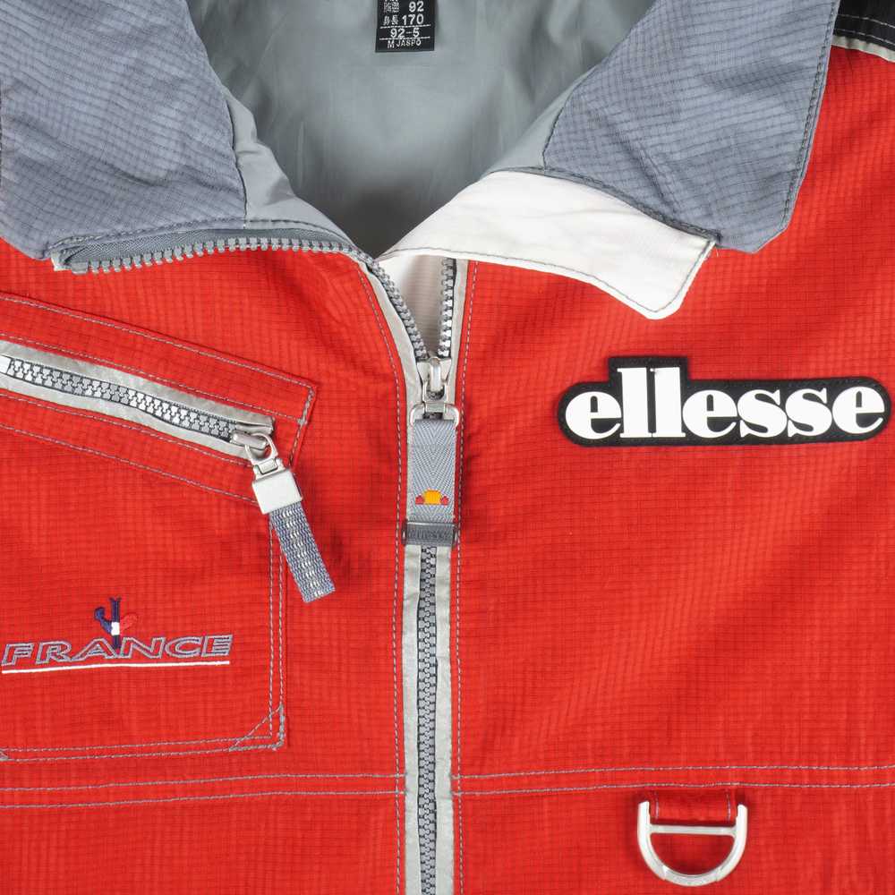 Ellesse - Red France Alpine Ski Team Vest 1990s M… - image 4