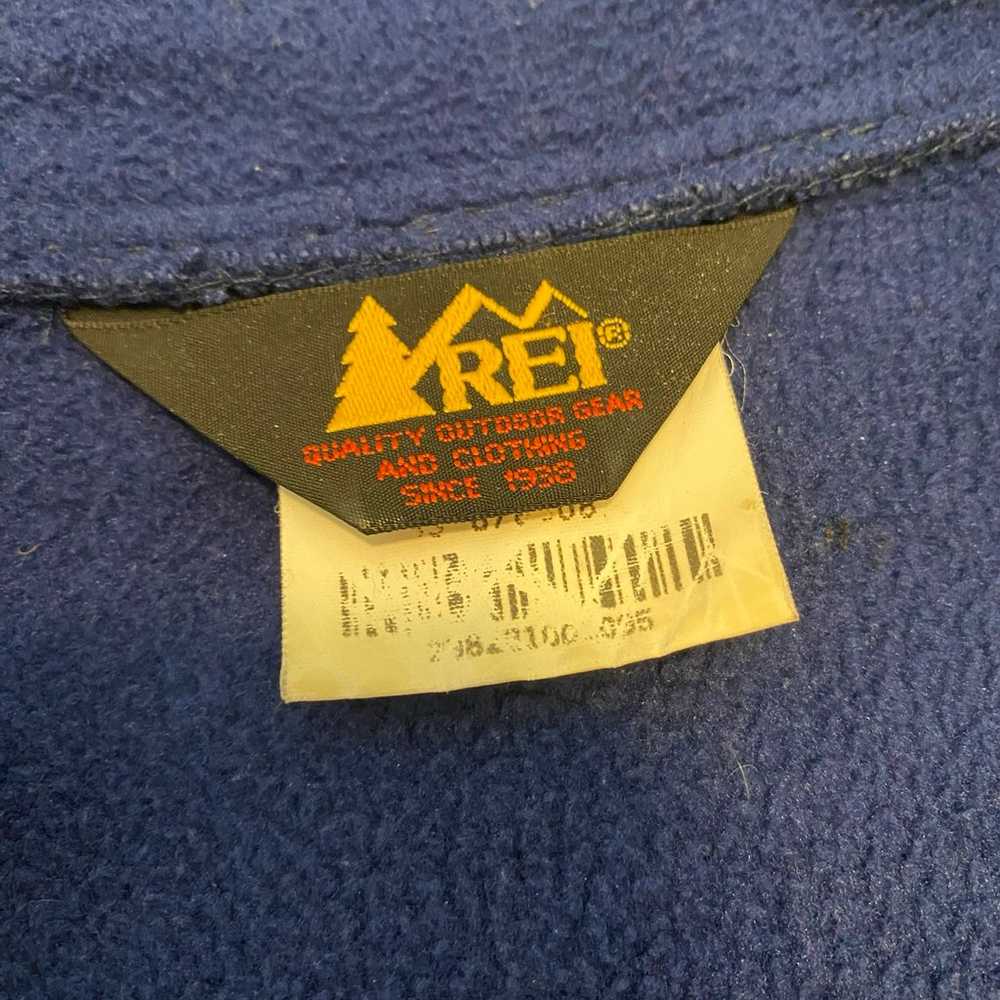 Vintage REI Full Zip Fleece Jacket Made in USA Si… - image 2