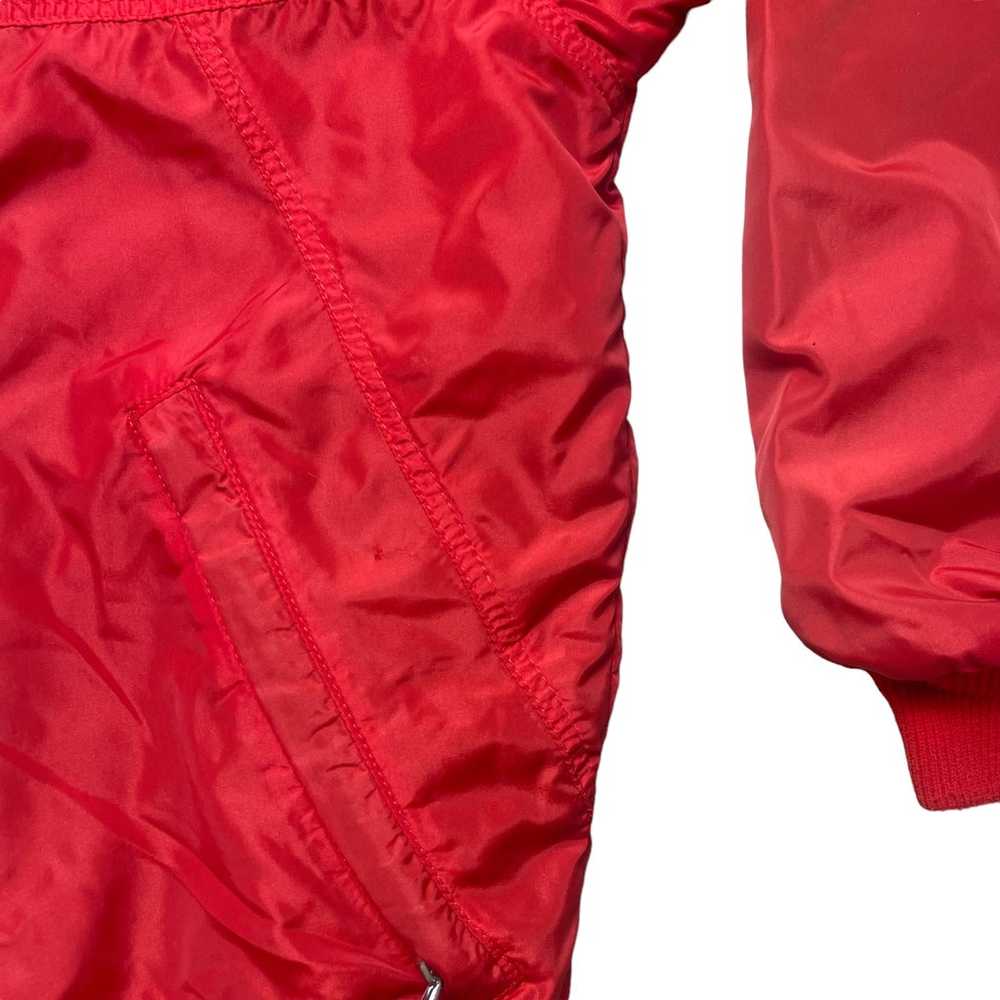 Vintage Patagonia fleece lined zip up jacket  Red… - image 4