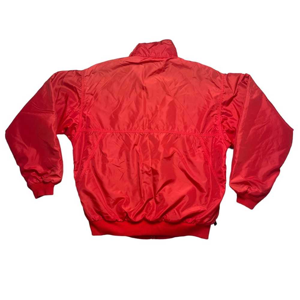 Vintage Patagonia fleece lined zip up jacket  Red… - image 5