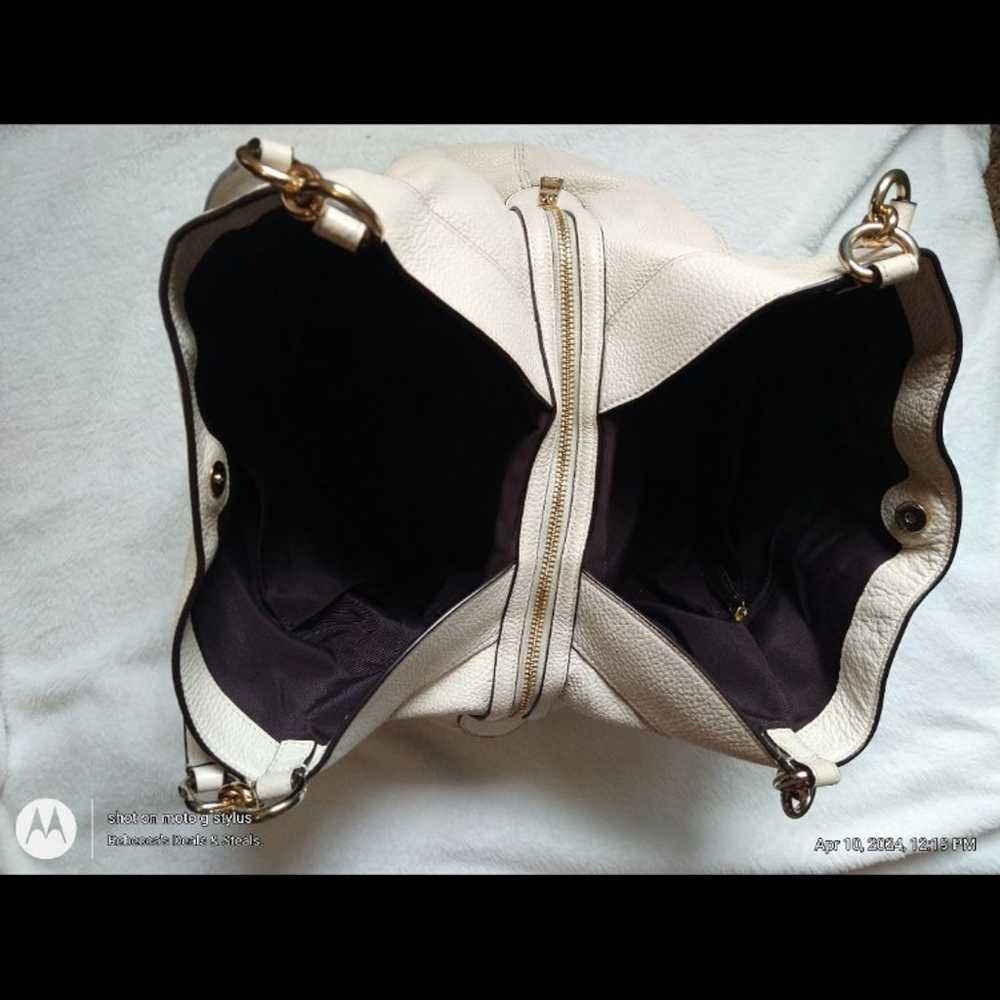 Coach F57545 Lexy Shoulder Bag Pebble Leather Sat… - image 5