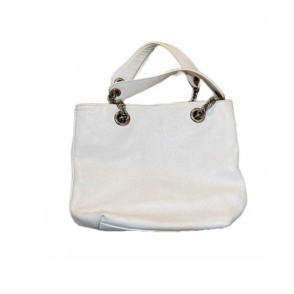 White leather handbag made in Italy - image 1