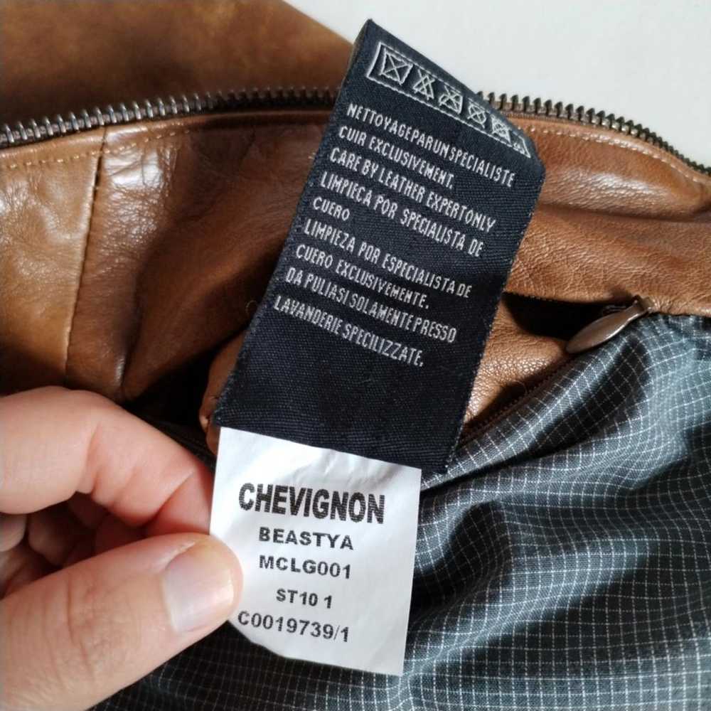 Chevignon Leather jacket - image 9
