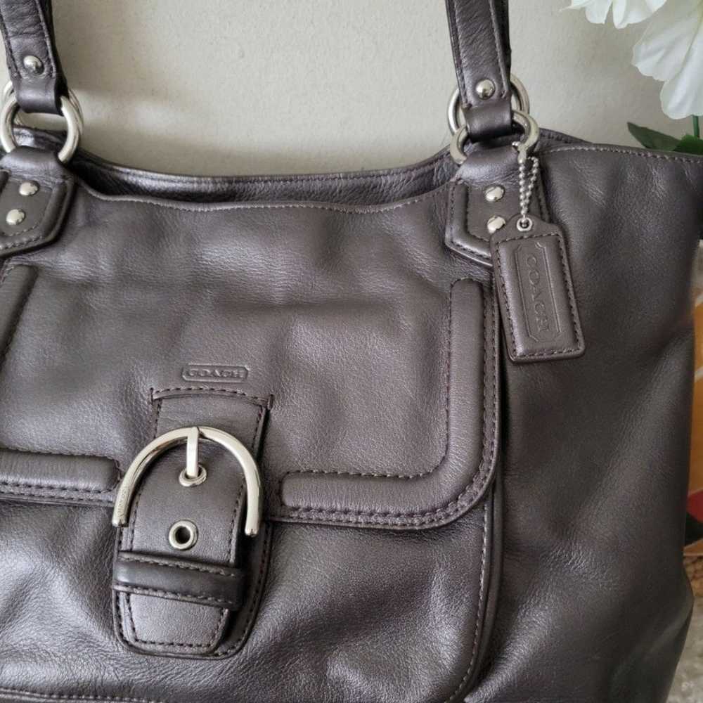 Coach shoulder bag purse - image 4