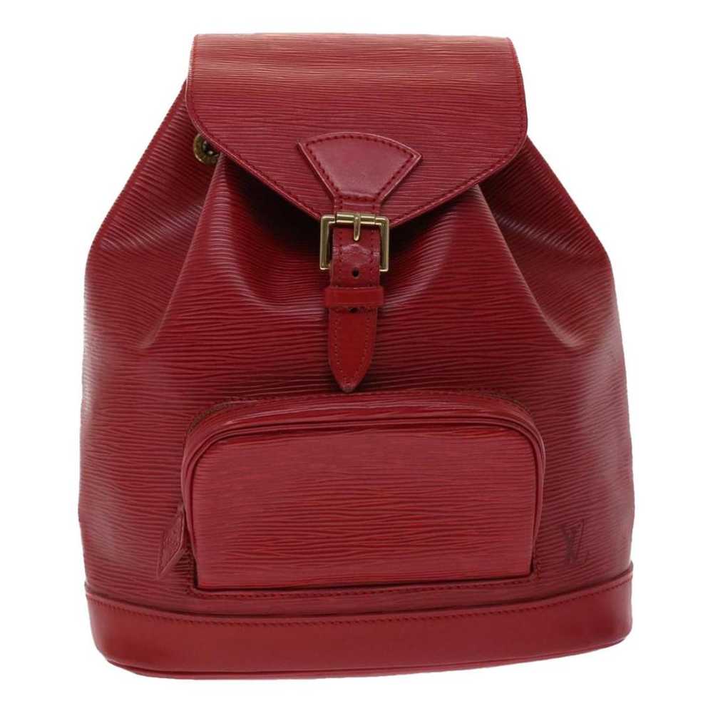 Louis Vuitton Montsouris leather backpack - image 1