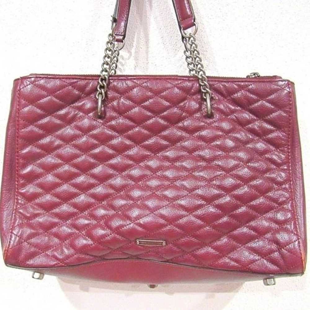 Rebecca Minkoff Love Quilted Tote GUC - image 5