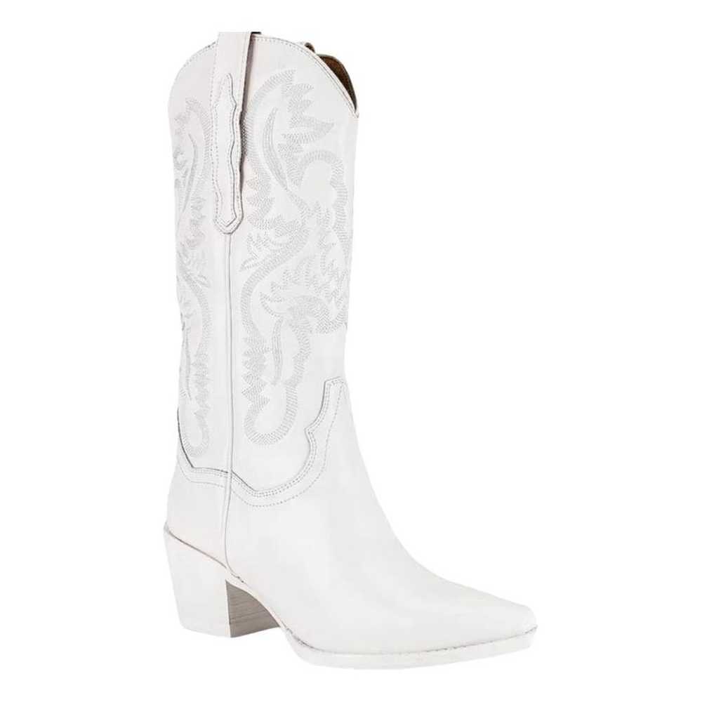 Jeffrey Campbell Leather western boots - image 1