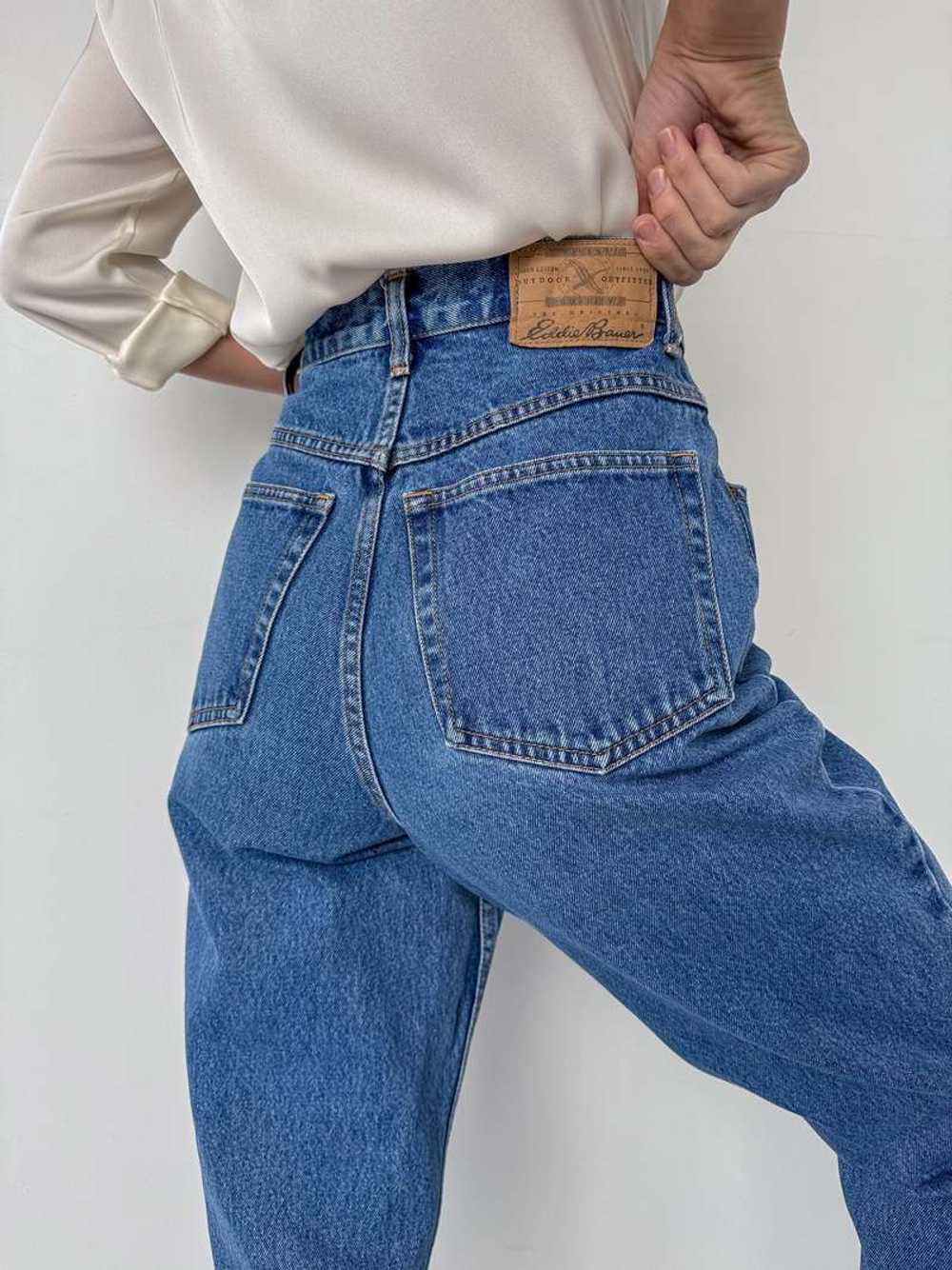 Vintage 90s Bleu Denim Everyday Jeans - Blue - image 2