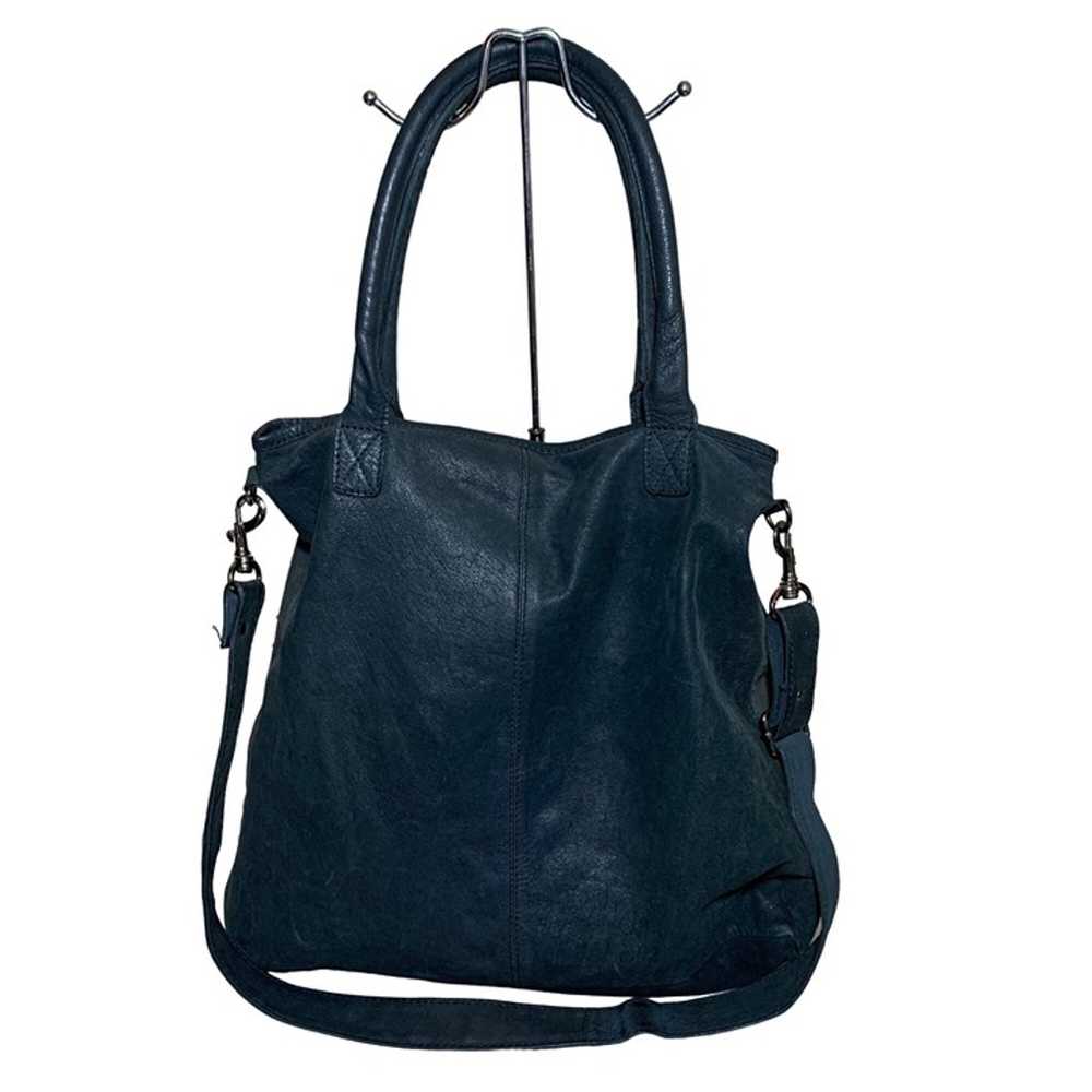 Jigsaw Large Star Studded Genuine Leather Tote Cr… - image 3