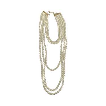 Vintage Alice Caviness Layered Pearl Necklace - image 1