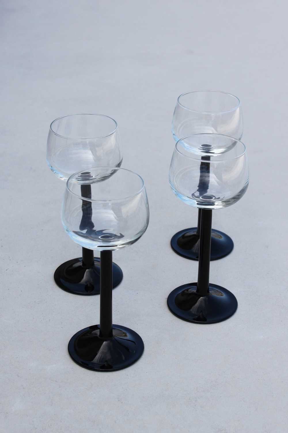 Petite Onyx Stem Glassware / Set of Four - image 5