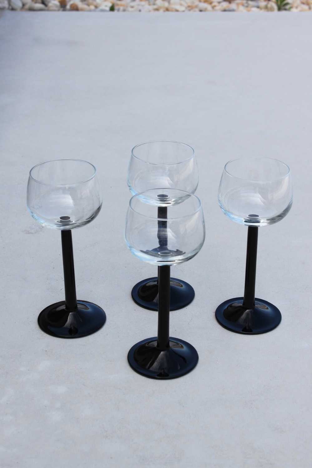 Petite Onyx Stem Glassware / Set of Four - image 6