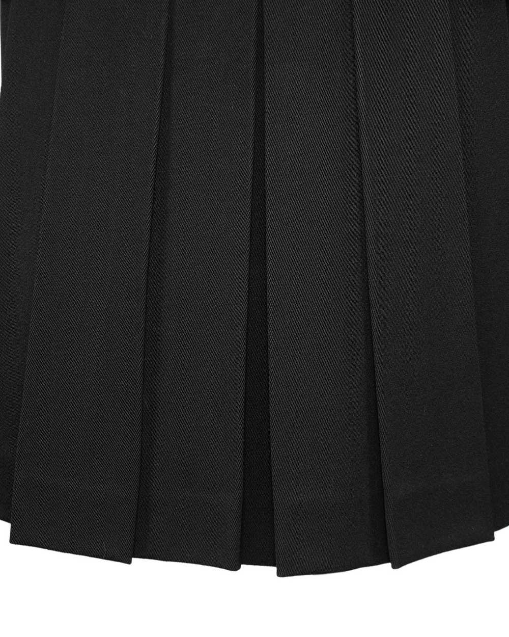 Celine Black Wool Cardigan and Gabardine Skirt En… - image 7