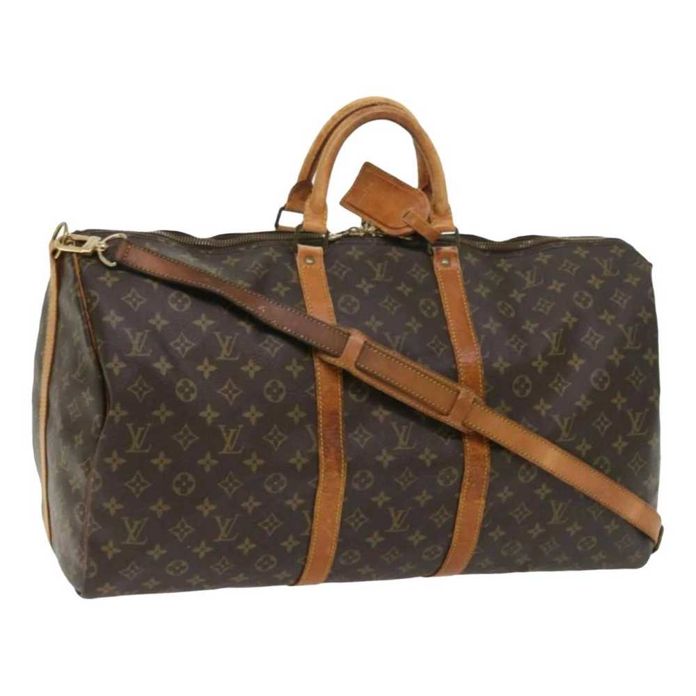 Louis Vuitton Keepall leather travel bag - image 1