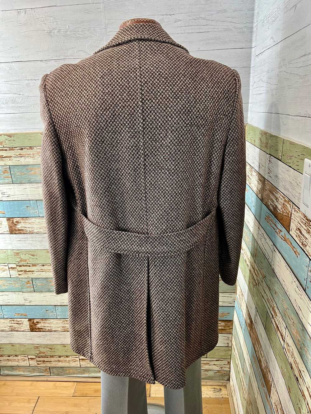 70’s Brown Texure Pattern 3/4 Length Coat By McGr… - image 7