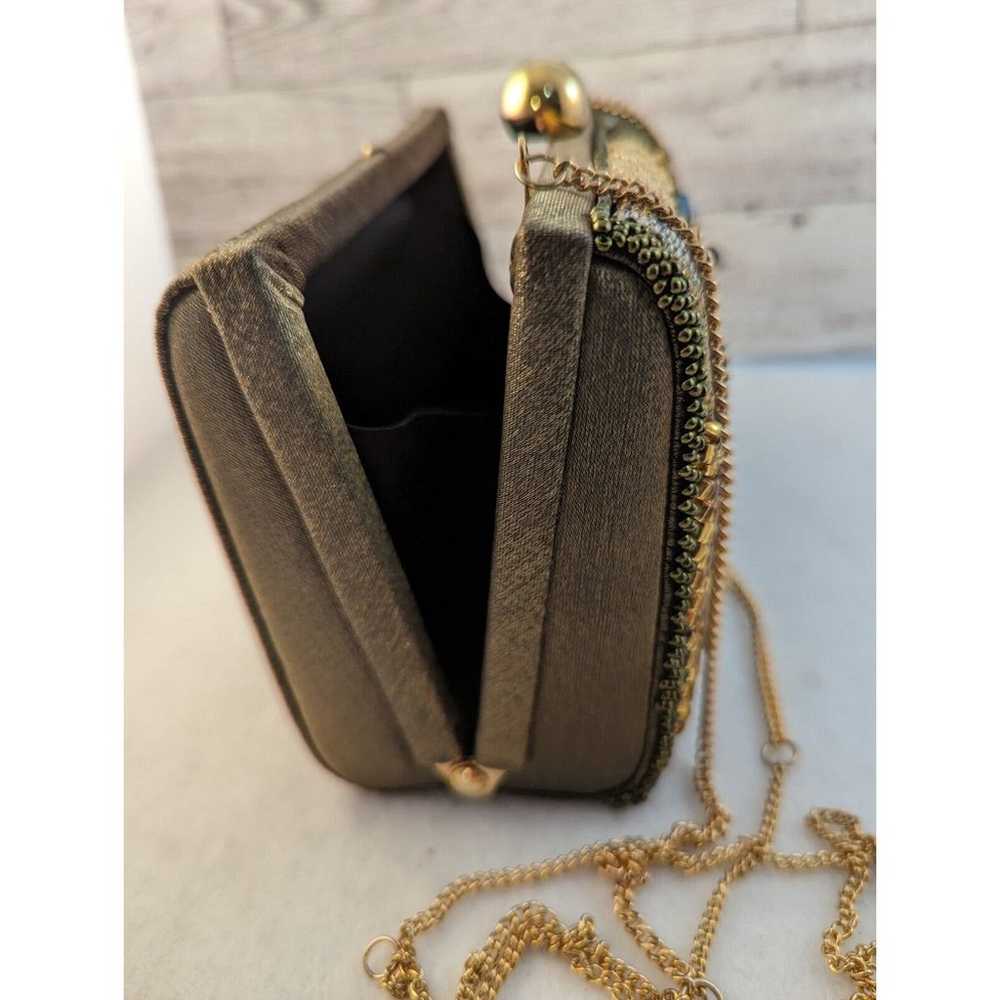 Vintage beaded evening bag Hand Embellished By Ow… - image 4