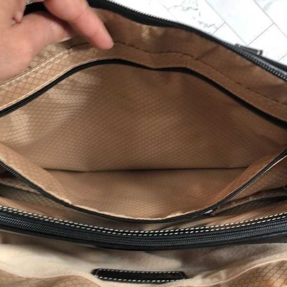 McKlein Black Laptop Bag Shoulder Strap Padded Po… - image 8