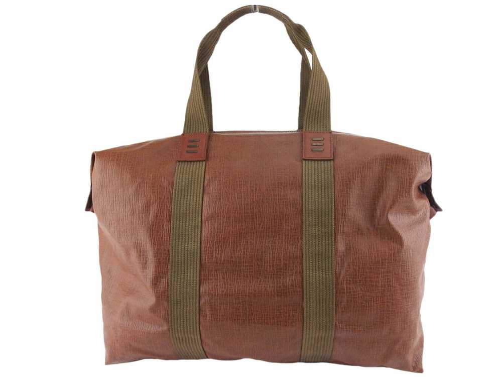 Jean Paul Gaultier Boston Bag PVC ?~ Leather Auth… - image 2