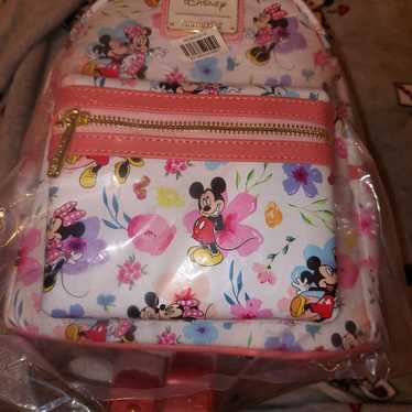 Loungefly Disney Mickey Minnie Mouse Mini Backpac… - image 1