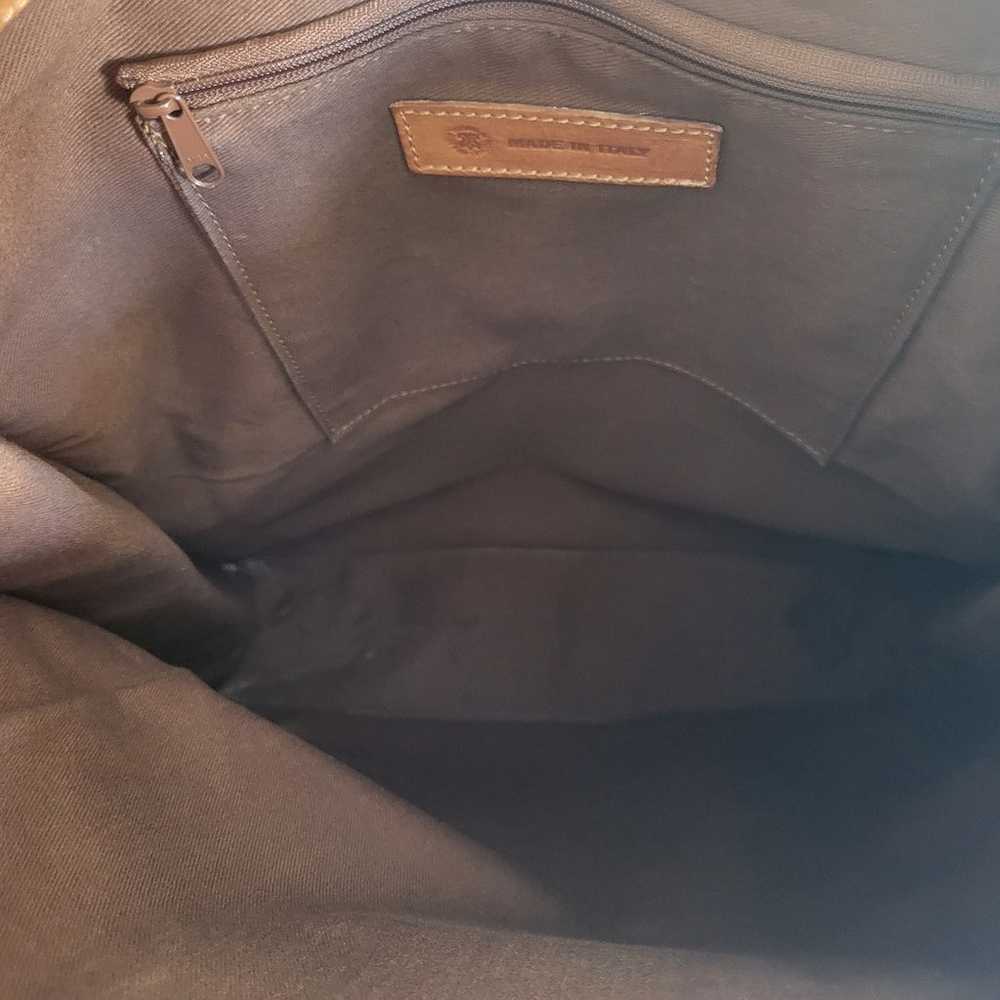 Edelman Leather Cowhide Double Handle Inner Pocke… - image 7