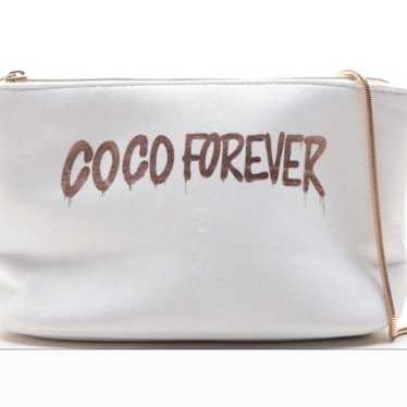 Chanel Coco Forever Cosmetic Zip Pouch with Chain… - image 1