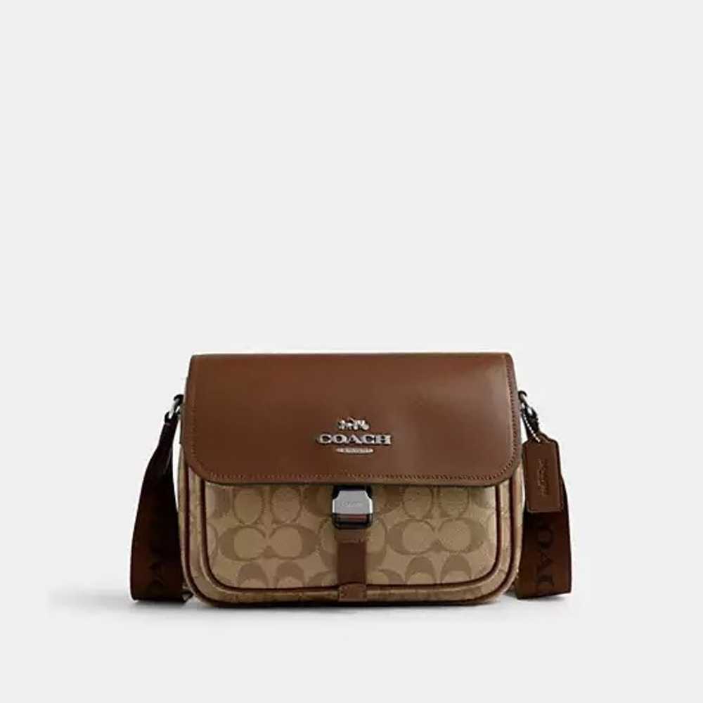 Coach Pace Messenger Bag In Signature Canvas - image 1