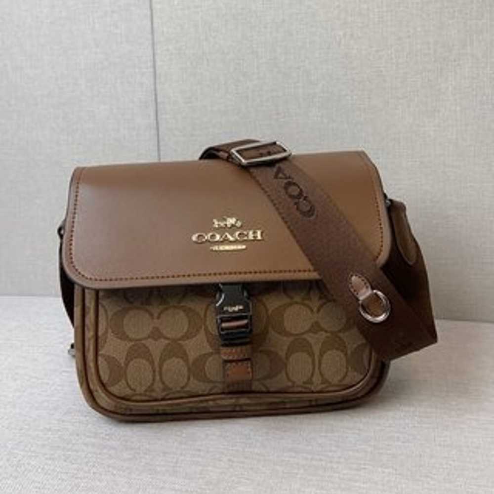 Coach Pace Messenger Bag In Signature Canvas - image 2