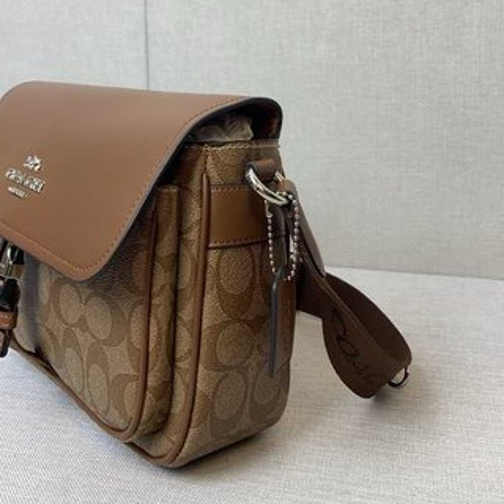 Coach Pace Messenger Bag In Signature Canvas - image 4