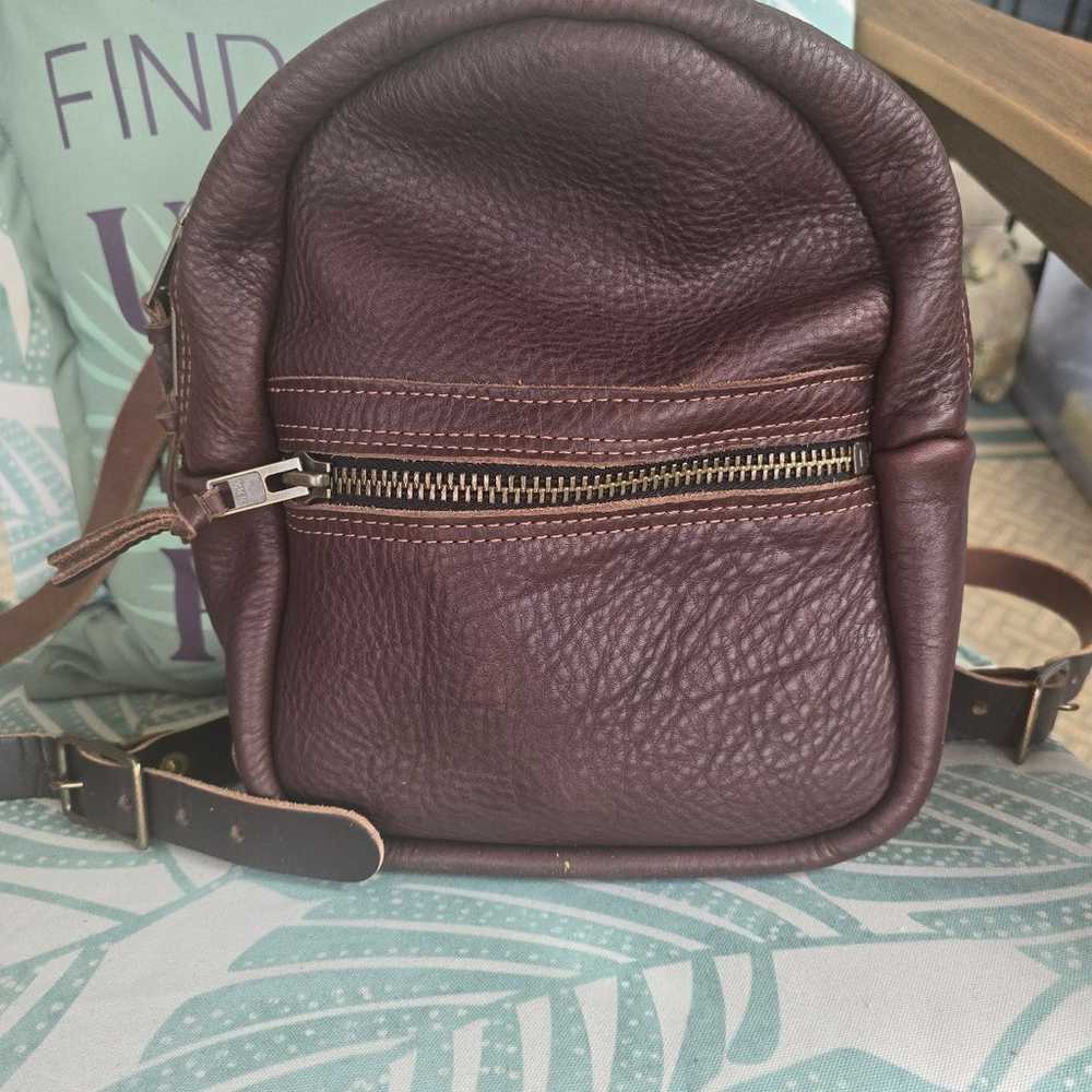 Go Forth Goods Mocha Small Backpack - image 1