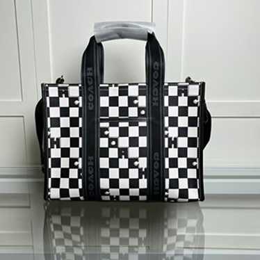 new coach Smith Tote With Checkerboard Print - image 1