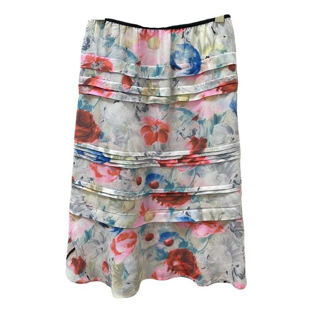 Celine Silk mid-length skirt - image 1