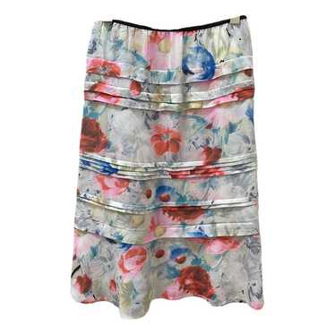 Celine Silk mid-length skirt - image 1