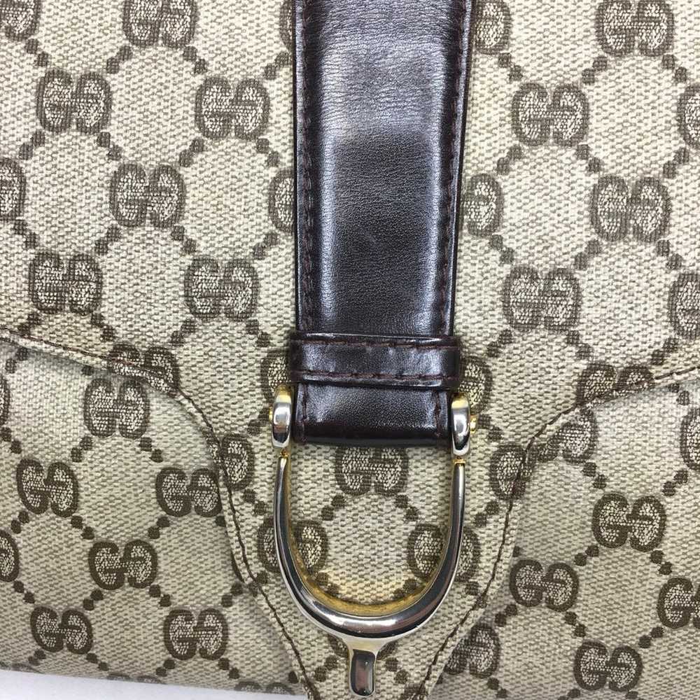 Authentic Gucci vintage brown shoulder bag - image 5